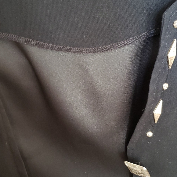 Ladie's New Frontier Suede Vest with Sterling - Picture 6 of 10